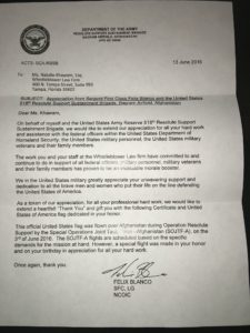 army letter